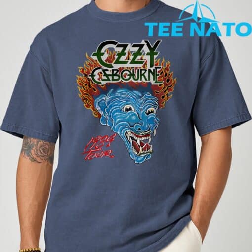 Ozzy Osbourne Blue Demon T-Shirt - Image 5