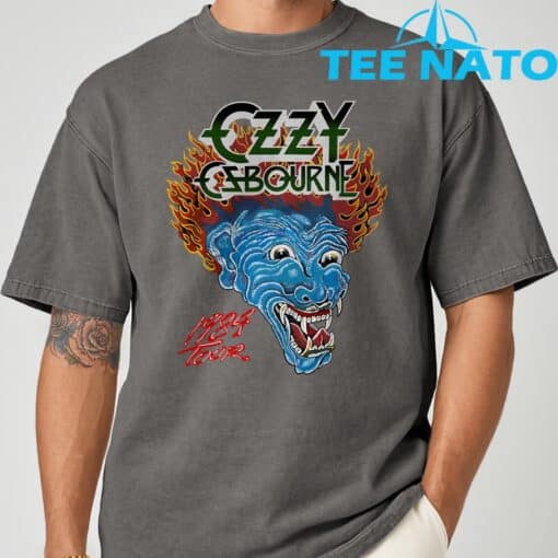 Ozzy Osbourne Blue Demon T-Shirt - Image 7