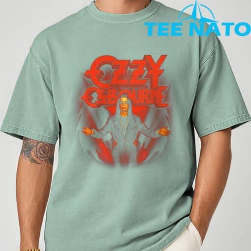 Ozzy Osbourne Demon Shadow T-Shirt - Image 3
