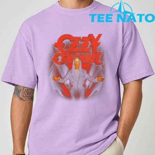 Ozzy Osbourne Demon Shadow T-Shirt - Image 6