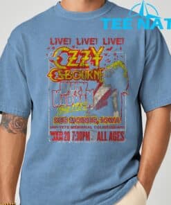 Ozzy Osbourne Diary Tour Des Moines Iowa T Shirt 4