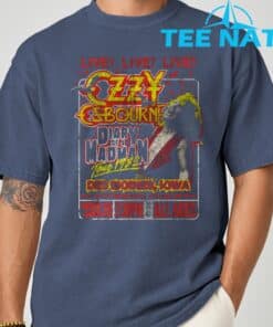 Ozzy Osbourne Diary Tour Des Moines Iowa T Shirt 5