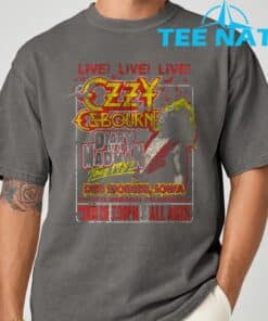 Ozzy Osbourne Diary Tour Des Moines Iowa T Shirt 7
