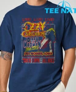 Ozzy Osbourne Diary Tour Des Moines Iowa T Shirt 9