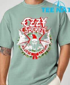 Ozzy Osbourne Holiday Bat T Shirt 3