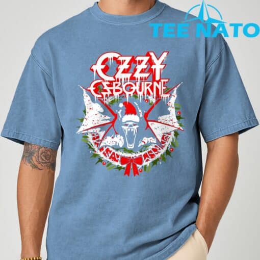 Ozzy Osbourne Holiday Bat T-Shirt - Image 4