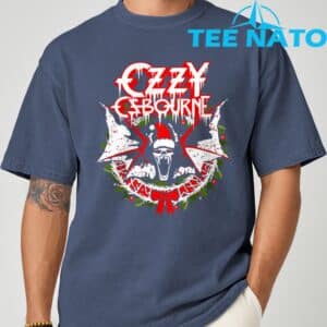 Ozzy Osbourne Holiday Bat T Shirt 5
