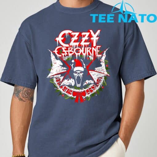 Ozzy Osbourne Holiday Bat T-Shirt - Image 5