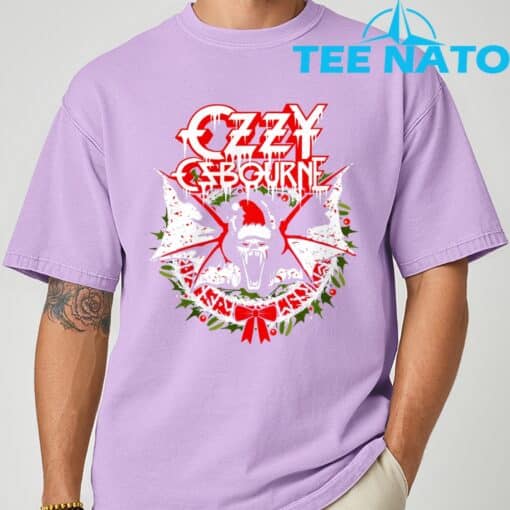 Ozzy Osbourne Holiday Bat T-Shirt - Image 6
