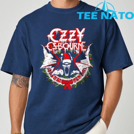 Ozzy Osbourne Holiday Bat T-Shirt - Image 9