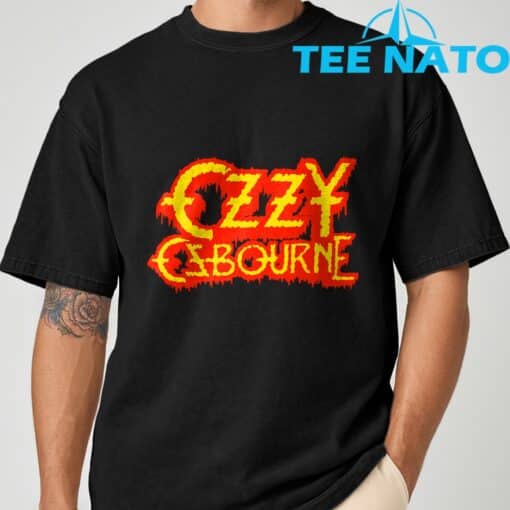 Ozzy Osbourne Horror Logo T-Shirt - Men, Women, Kids; Black, Small; Polyester; Short Sleeve; Classic