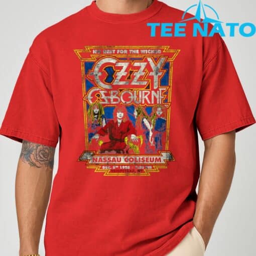 Ozzy Osbourne No Rest for the Wicked Poster T-Shirt - Image 5