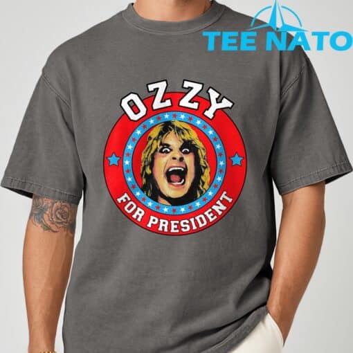 Ozzy Osbourne Ozzy For President T-Shirt - Image 7