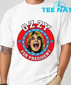 Ozzy Osbourne Ozzy For President T Shirt 3