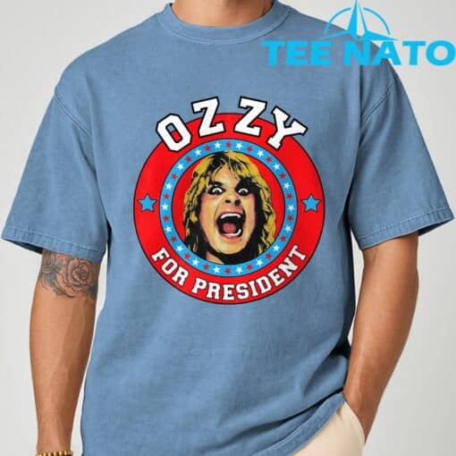 Ozzy Osbourne Ozzy For President T-Shirt - Image 6