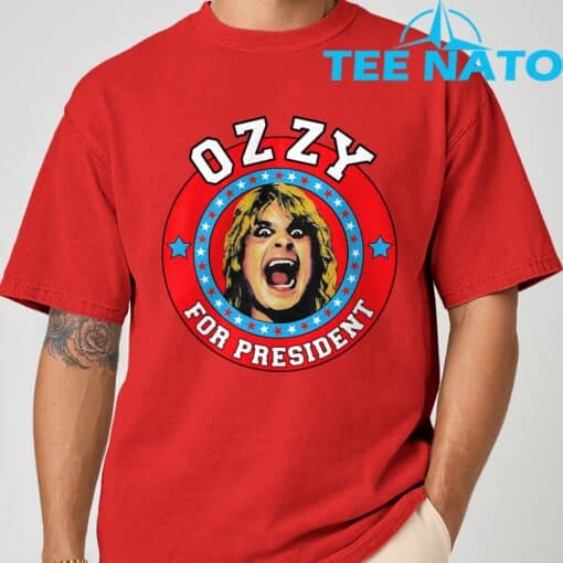 Ozzy Osbourne Ozzy For President T-Shirt - Image 5