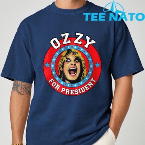 Ozzy Osbourne Ozzy For President T-Shirt - Image 4
