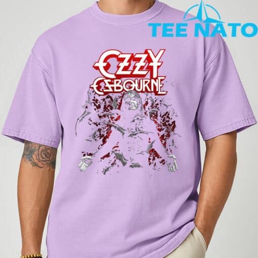 Ozzy Osbourne - Ozzy With Bats T-Shirt - Image 7