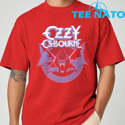Ozzy Osbourne Pastel Bat Shirt - Image 3