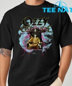 Ozzy Osbourne Pink Lighting T Shirt 2