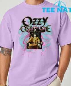 Ozzy Osbourne Pink Lighting T Shirt 6