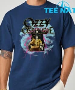 Ozzy Osbourne Pink Lighting T Shirt 9