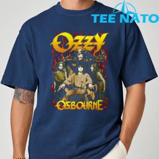 Ozzy Osbourne Red Flame T-Shirt - Image 4