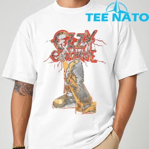 Ozzy Osbourne Red Lightning T-Shirt - Image 3