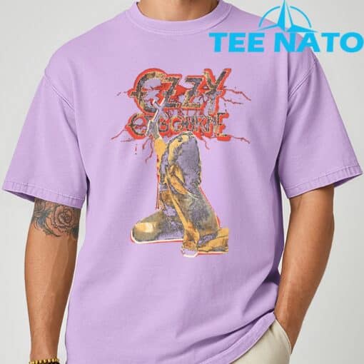 Ozzy Osbourne Red Lightning T-Shirt - Image 7