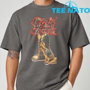 Ozzy Osbourne Red Lightning T Shirt 7