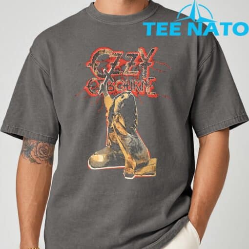 Ozzy Osbourne Red Lightning T-Shirt - Image 6