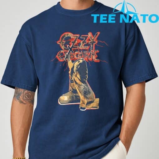 Ozzy Osbourne Red Lightning T-Shirt - Image 4