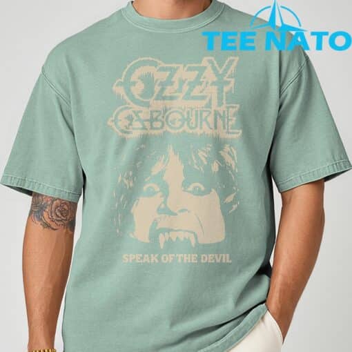 Ozzy Osbourne Speak Of The Devil Face T-Shirt - Image 8