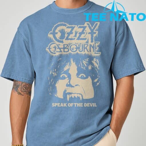 Ozzy Osbourne Speak Of The Devil Face T-Shirt - Image 7