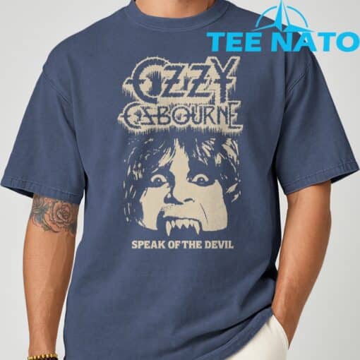Ozzy Osbourne Speak Of The Devil Face T-Shirt - Image 6