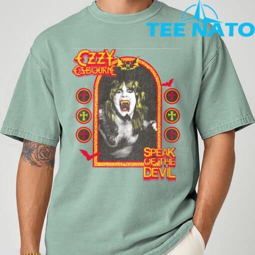 Ozzy Osbourne Speak Of The Devil Ringer T-Shirt - Image 10