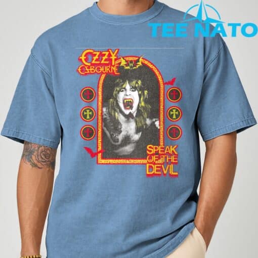 Ozzy Osbourne Speak Of The Devil Ringer T-Shirt - Image 9
