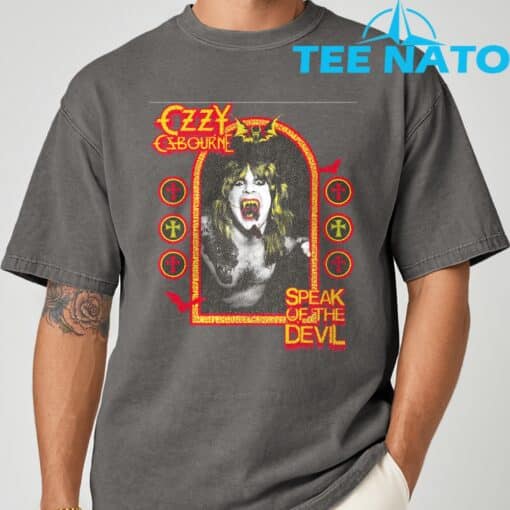 Ozzy Osbourne Speak Of The Devil Ringer T-Shirt - Image 6