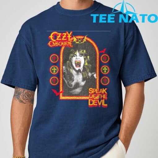 Ozzy Osbourne Speak Of The Devil Ringer T-Shirt - Image 4