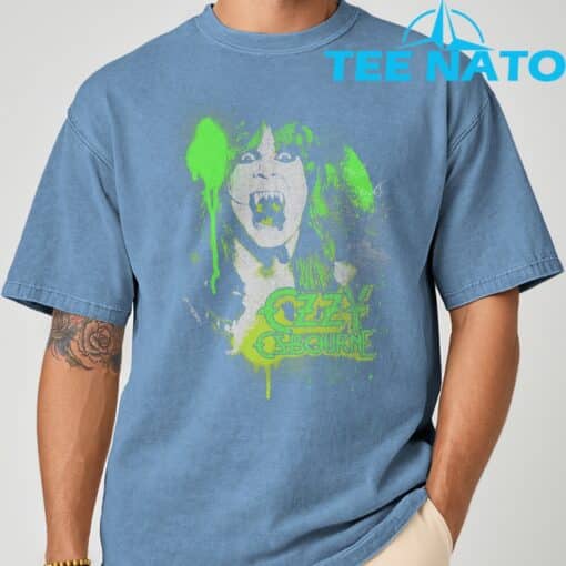 Ozzy Osbourne Speak Vintage Spray T-Shirt - Image 9