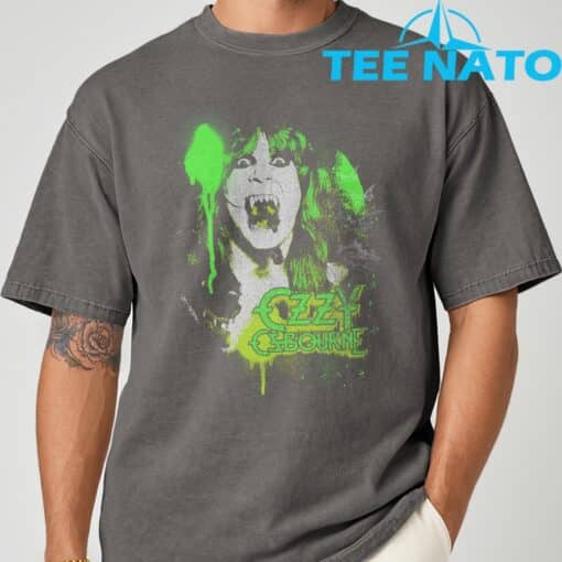 Ozzy Osbourne Speak Vintage Spray T-Shirt - Image 6