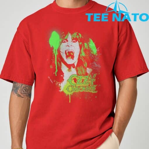 Ozzy Osbourne Speak Vintage Spray T-Shirt - Image 5