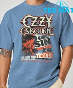 Ozzy Osbourne The Ultimate Sin Tour Silver T Shirt 4