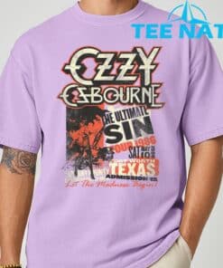 Ozzy Osbourne The Ultimate Sin Tour Silver T Shirt 6