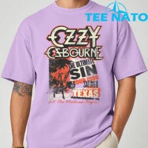 Ozzy Osbourne The Ultimate Sin Tour Silver T Shirt 6