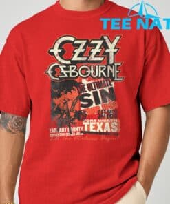 Ozzy Osbourne The Ultimate Sin Tour Silver T Shirt 8