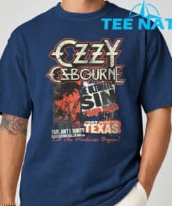 Ozzy Osbourne The Ultimate Sin Tour Silver T Shirt 9