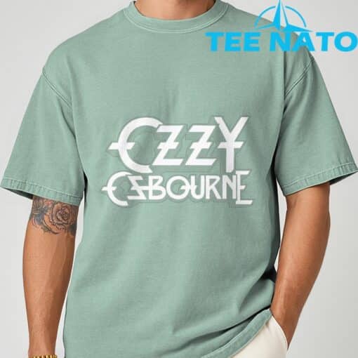Ozzy Osbourne White Logo T-Shirt - Image 10