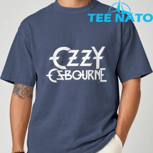 Ozzy Osbourne White Logo T-Shirt - Image 8