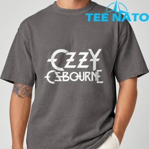 Ozzy Osbourne White Logo T-Shirt - Image 6